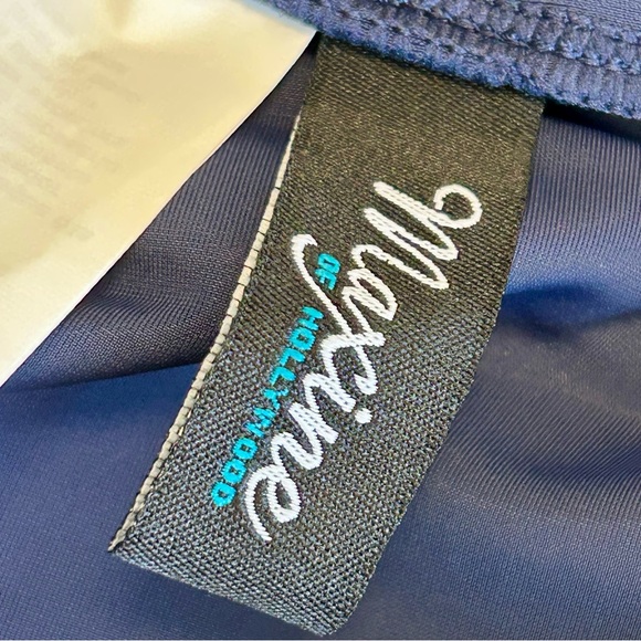 Maxine Of Hollywood Sz 22W Blue Swim Skirt NWT - Picture 9 of 12